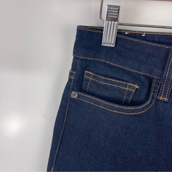Joe's Jeans Dark Wash Skinny Jeans Cuffed Hems Women's Size 27 - Picture 4 of 8